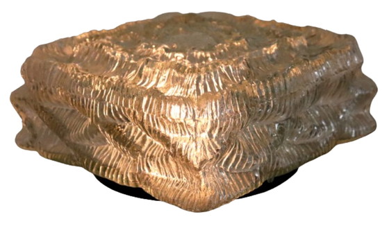 Image 1 of NOS new old stock lampe de plafond lampe de plafond en verre vintage