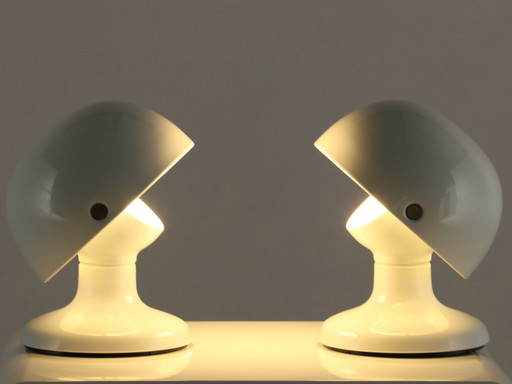 Table Lamps Model Jucker By Tobia & Afra Scarpa By Flos, Italy, 1960S