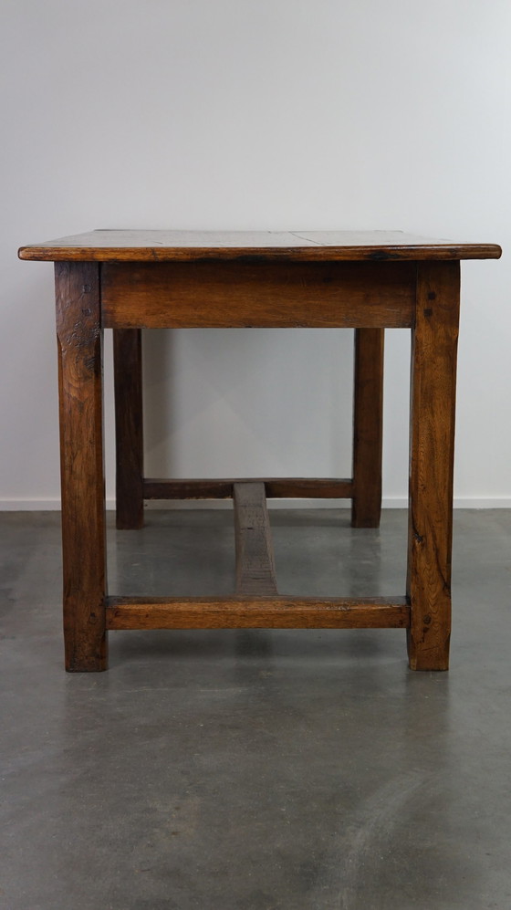 Image 1 of French dining table with 2 drawers