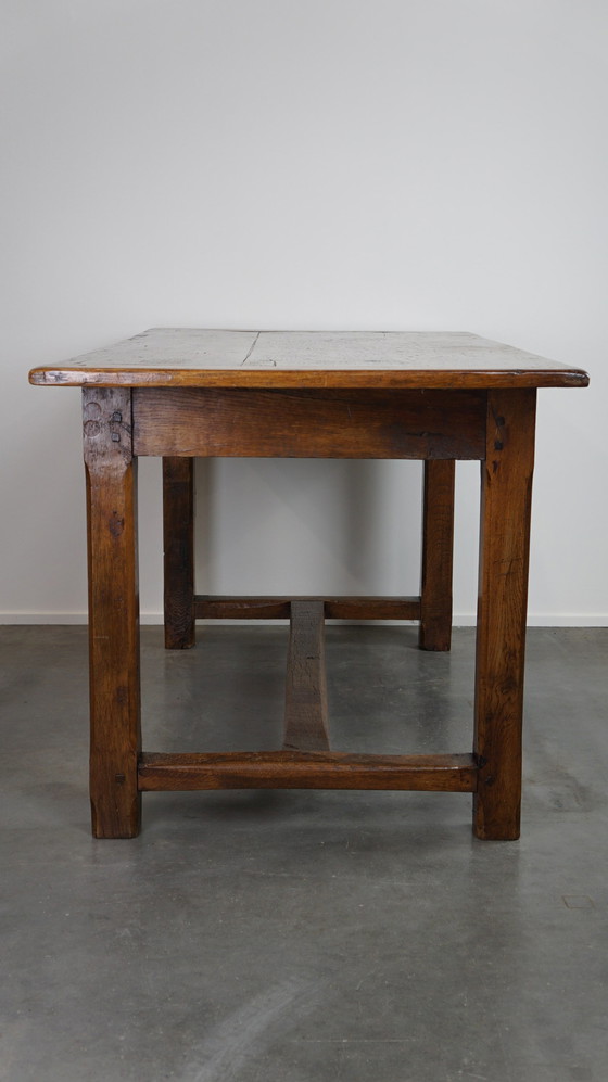 Image 1 of French dining table with 2 drawers