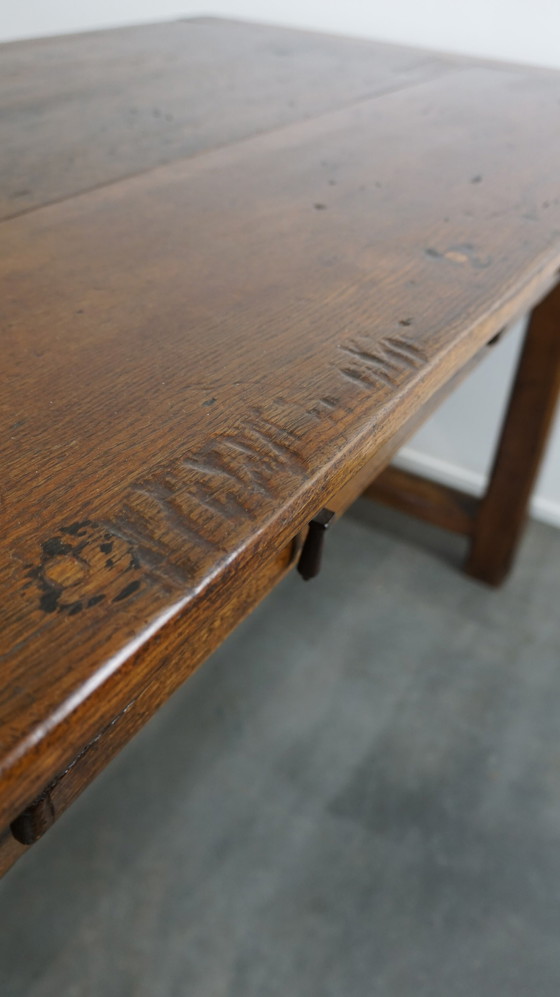 Image 1 of French dining table with 2 drawers