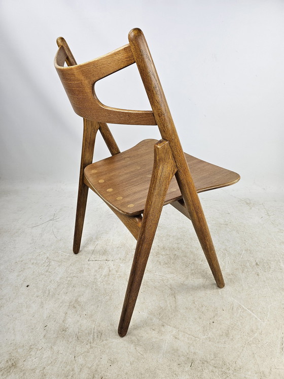 Image 1 of 4 sedie Sawbuck Hans Wegner Ch29 danesi di metà secolo