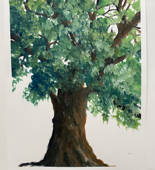 Big Trunk, Oil Painting