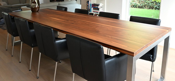 Image 1 of Walnut Dining Room Table