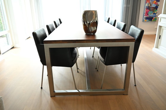 Image 1 of Walnut Dining Room Table