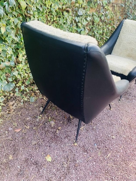 Image 1 of Pair Of Vintage Armchairs