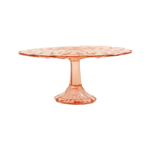 Art Deco Pink Rosaline Cake Dish