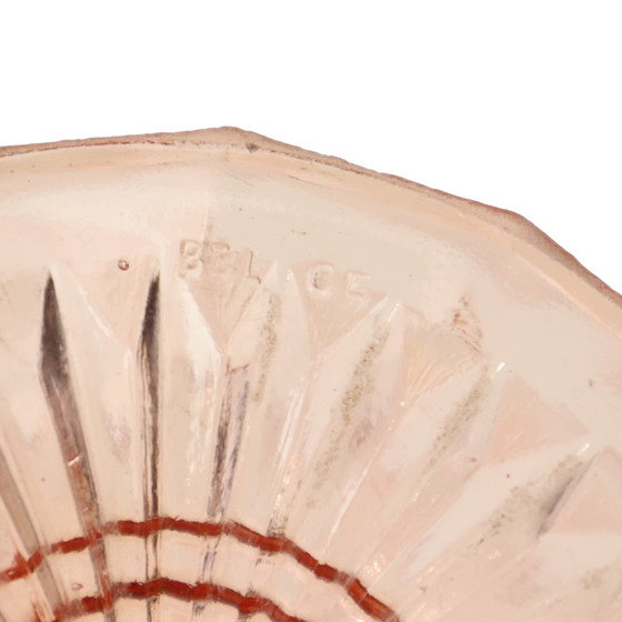 Image 1 of Art Deco Pink Rosaline Cake Dish