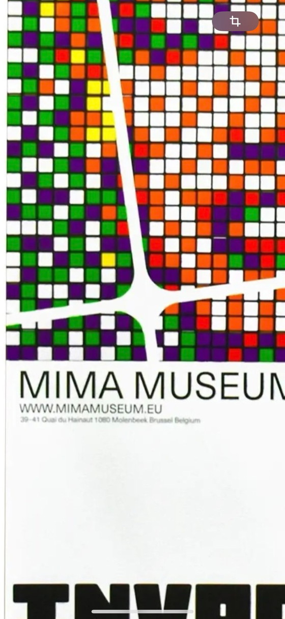 Image 1 of Poster Street Art Invader Expo Brussels Shining Warhol