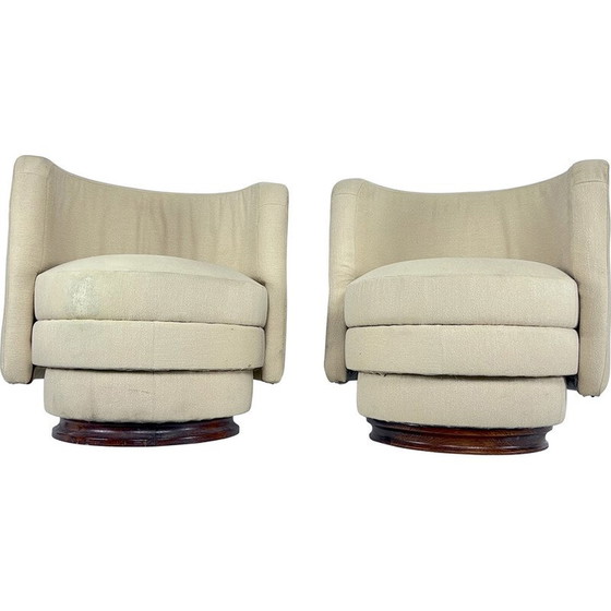 Image 1 of Pair of vintage Italian armchairs, 1970s