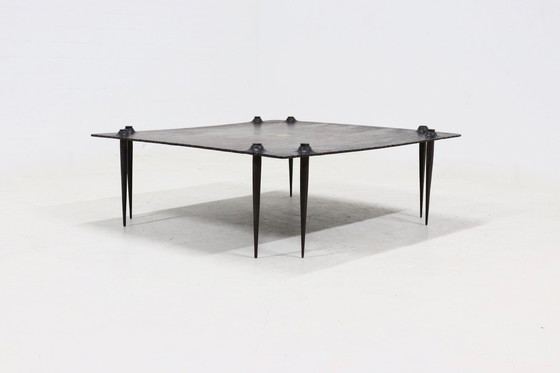 Image 1 of Brutalist Idir Mecibah For Smederij Moerman Belgium Coffee Table