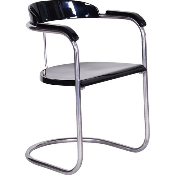 Image 1 of Vintage chrome armchair for Hynek Gottwald, Czechoslovakia 1930
