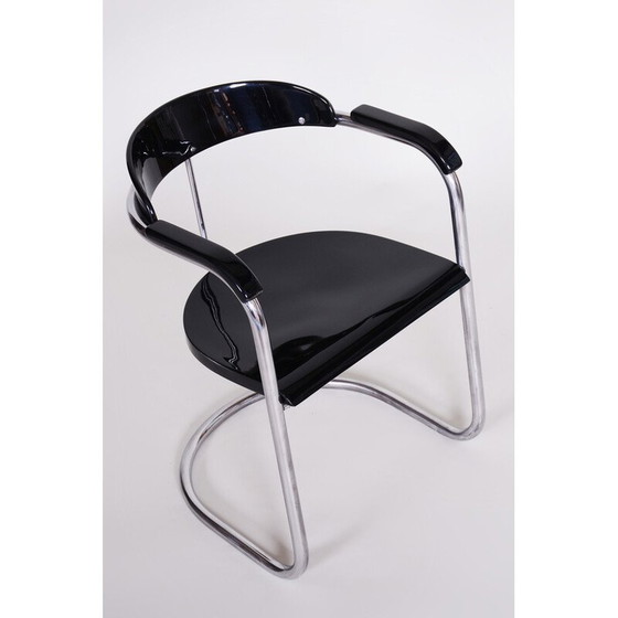 Image 1 of Vintage chrome armchair for Hynek Gottwald, Czechoslovakia 1930