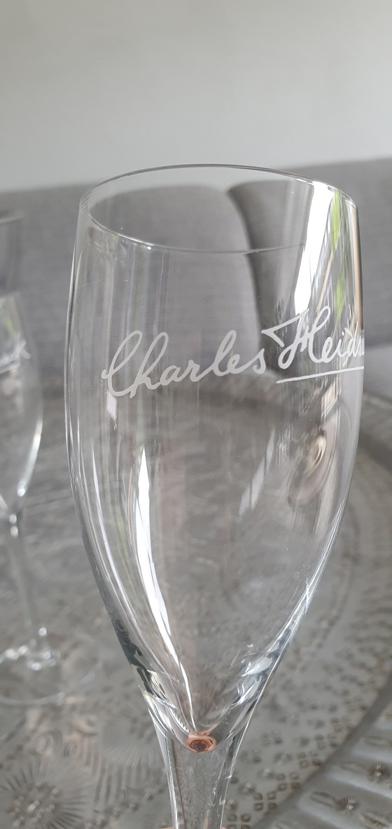 Image 1 of 23x Champagne glasses from mumm to Veuve Clicquot