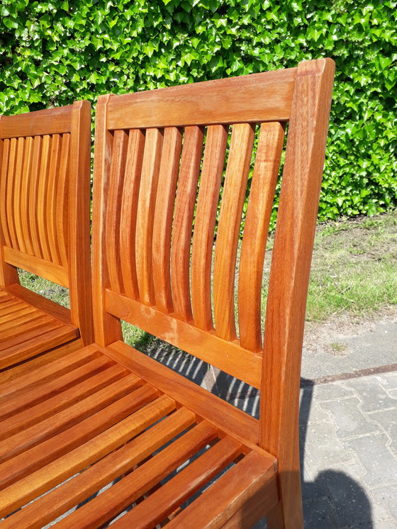 Image 1 of 2 Gloster teak bar chairs