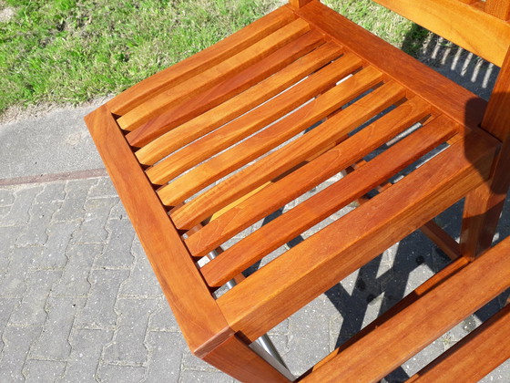 Image 1 of 2 Gloster teak bar chairs