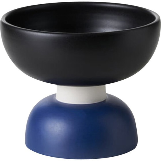 Image 1 of Vintage ceramic bowl by Sottsass, Du Pasquier and Sowden, Italy 1981