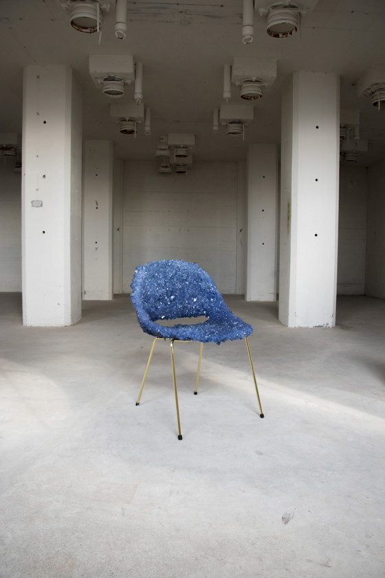 Image 1 of Crystallized mid-century chair Isaac Monté