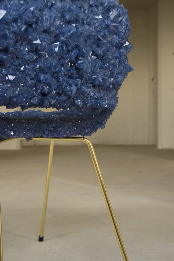 Image 1 of Crystallized mid-century chair Isaac Monté