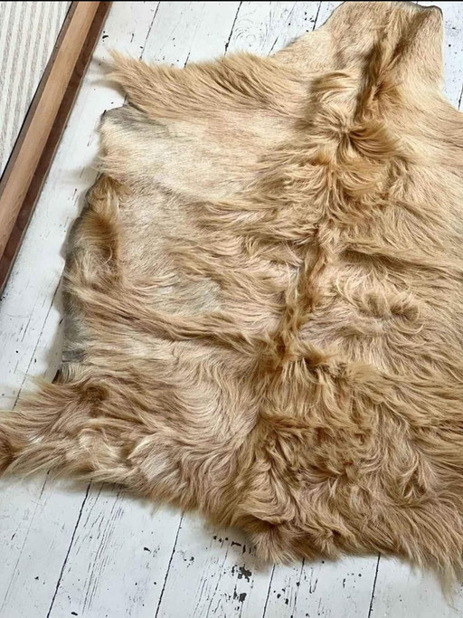 Goatskin rug