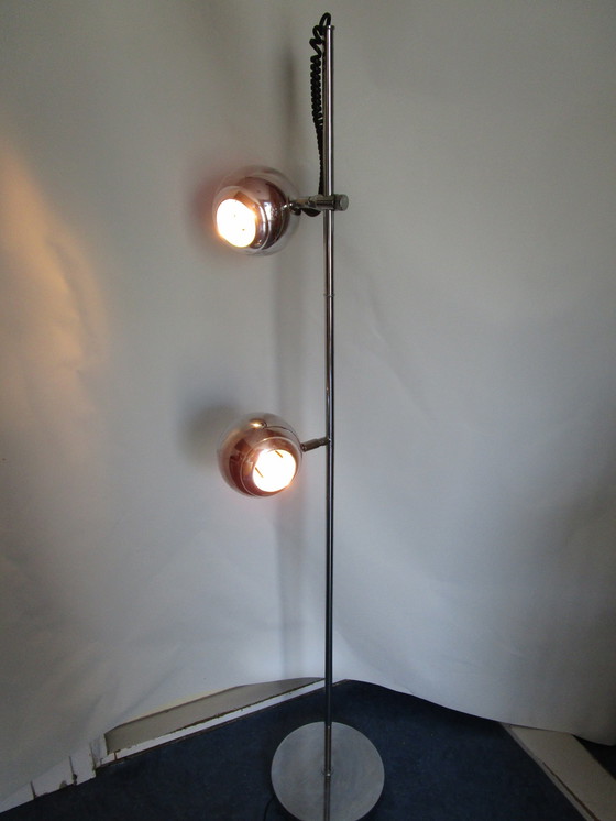 Image 1 of Seventies Chrome "Eyeball Lamp