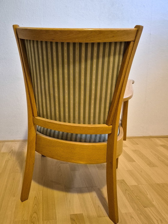 Image 1 of Vitage Light Oak Seat Chair
