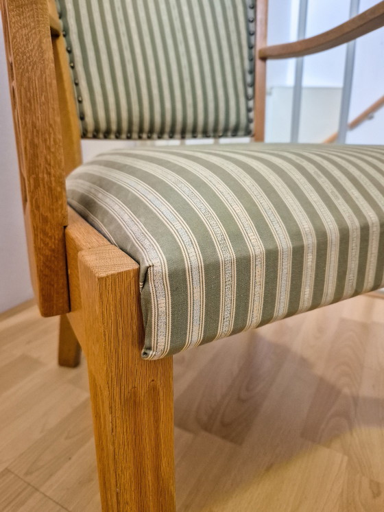 Image 1 of Vitage Light Oak Seat Chair