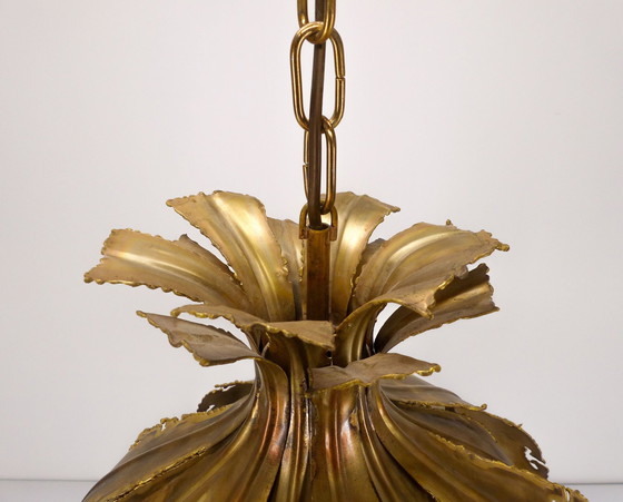 Image 1 of Brutalist Brass Pendant Svend Aage Holm Sørensen 1960