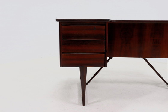Image 1 of Vintage Peter Løvig Nielsen For Hedensted Møbelfabrik Denmark Boomerang Desk 