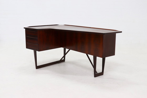 Image 1 of Vintage Peter Løvig Nielsen For Hedensted Møbelfabrik Denmark Boomerang Desk 