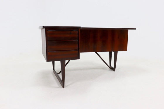 Image 1 of Vintage Peter Løvig Nielsen For Hedensted Møbelfabrik Denmark Boomerang Desk 