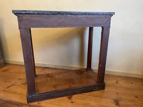 Image 1 of Trumeau Sidetable Wall Table Empire Antique French