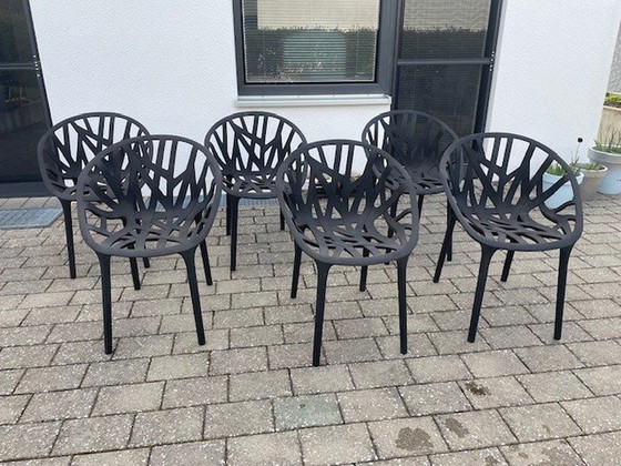 Image 1 of 6x Vitra Vegetal chairs