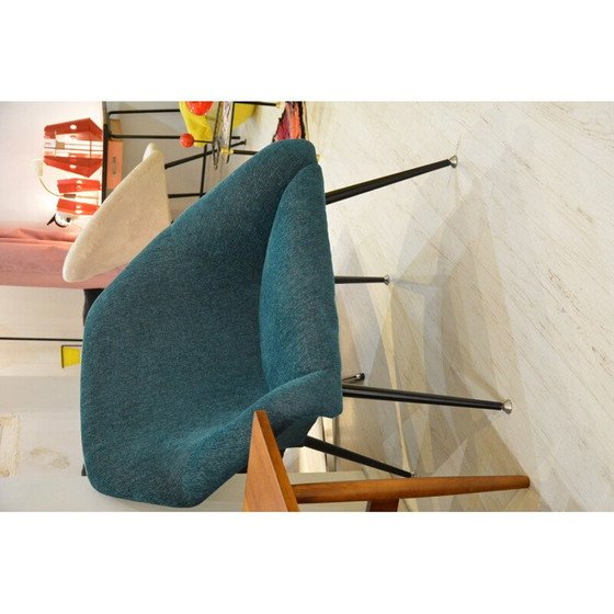 Image 1 of Poltrona vintage a conchiglia verde, 1970