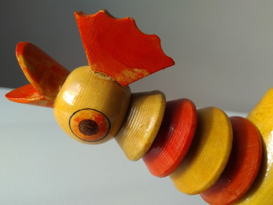 Image 1 of Gallo in legno vintage impilabile