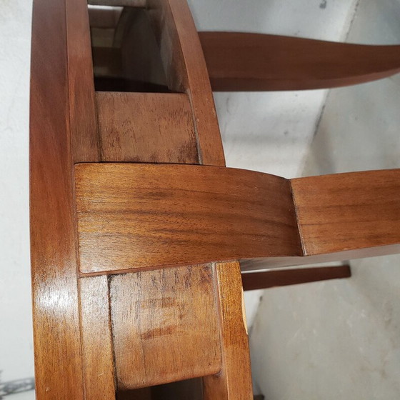 Image 1 of Vintage Art deco table by Jules Leleu, 1930-1940s