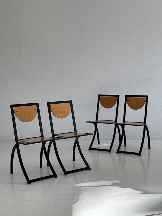 Image 1 of 4X Kff Cosinus Design Chairs, Germany, 1980