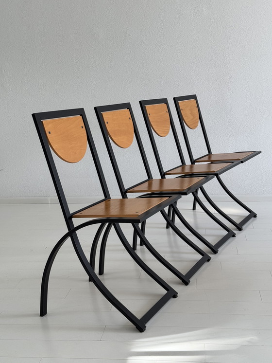 Image 1 of 4X Kff Cosinus Design Chairs, Germany, 1980