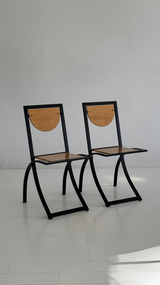 Image 1 of 4X Kff Cosinus Design Chairs, Germany, 1980