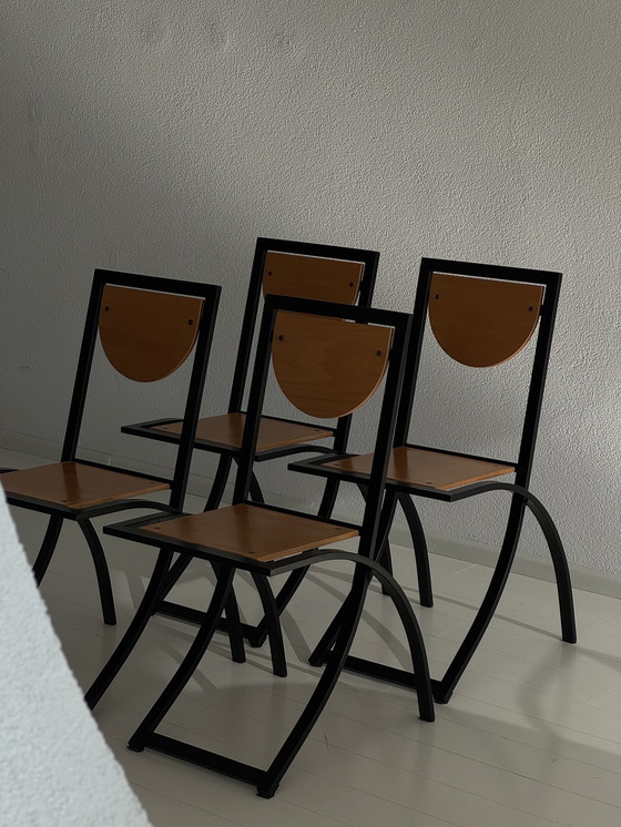 Image 1 of 4X Kff Cosinus Design Chairs, Germany, 1980