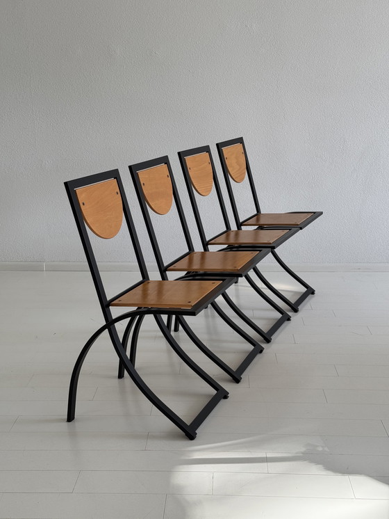 Image 1 of 4X Kff Cosinus Design Chairs, Germany, 1980