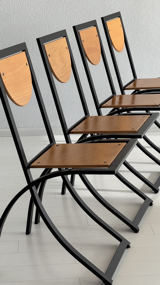 Image 1 of 4X Kff Cosinus Design Chairs, Germany, 1980