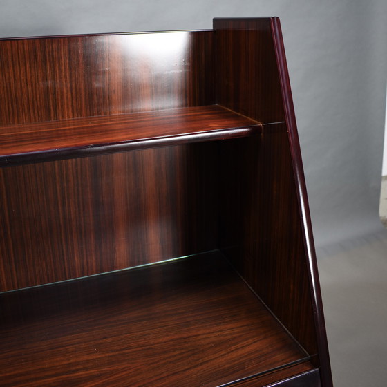 Image 1 of Antonino Gorgone Secretaire in Italian Walnut – Italy, 1950-60