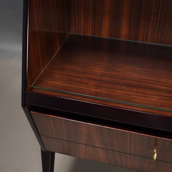 Image 1 of Antonino Gorgone Secretaire in Italian Walnut – Italy, 1950-60