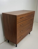 Cassettiera in legno di teak dal design vintage 