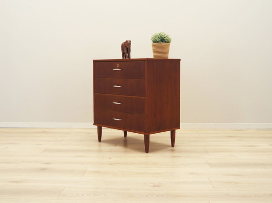 Image 1 of Teak Chest Of Drawers, Danish Design, 1970S, Production: Denmark