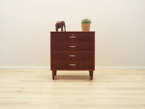 Teak Chest Of Drawers, Danish Design, 1970S, Production: Denmark