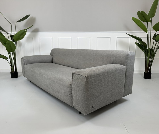 Image 1 of Rolf Benz Grata Sofa Fabric Gray Couch Bench