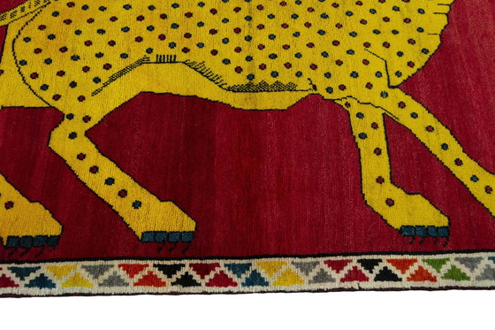 Image 1 of Tappeto nomade Gabbeh annodato a mano – 160 x 105 cm – Tigre
