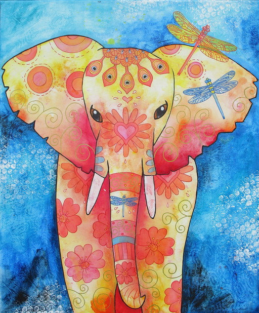 Elefante de paz y amor - Erica Muizer